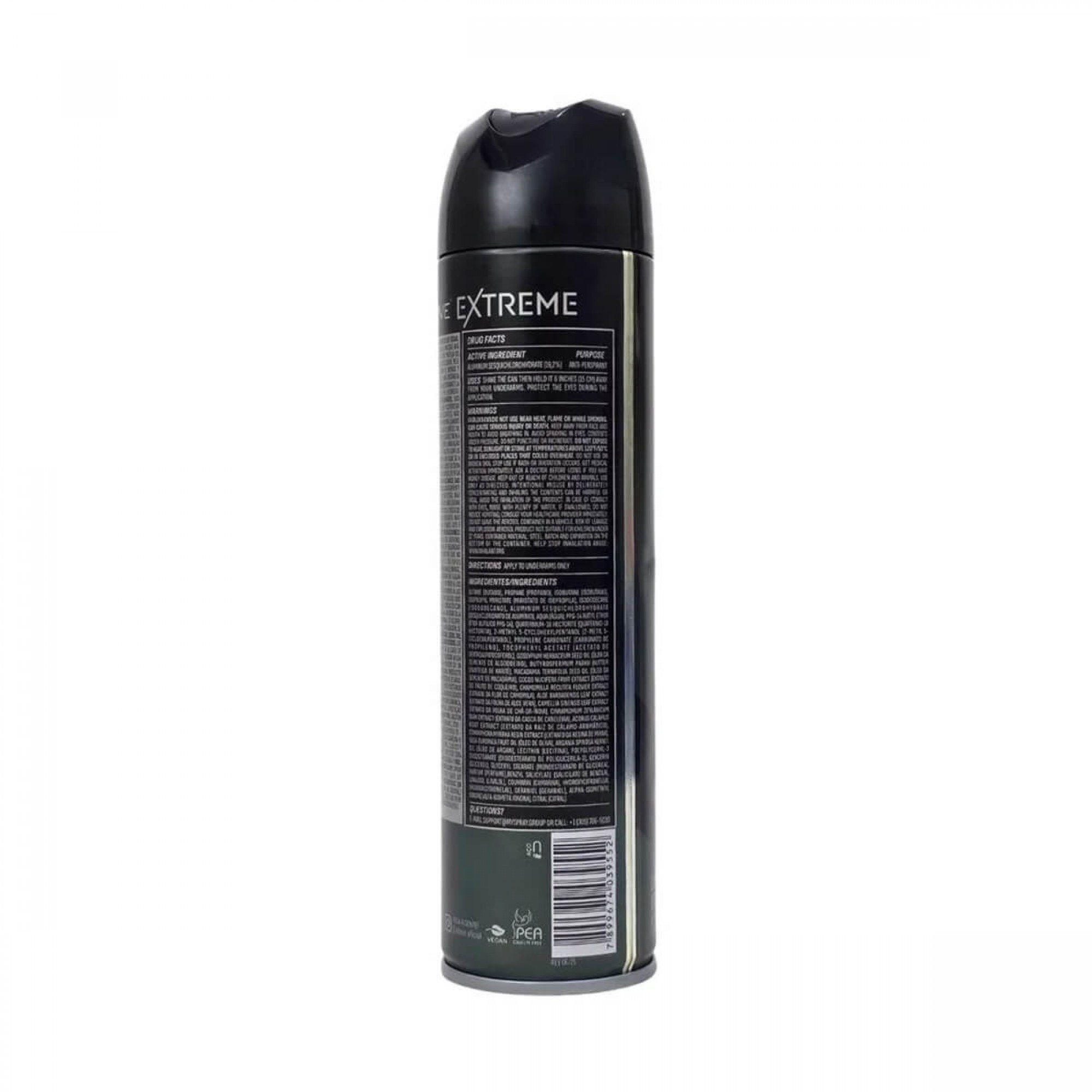 Desodorante Aerossol Above Men Extreme Black 150ml Desodorante Aerossol Above Men Extreme Black 150ml