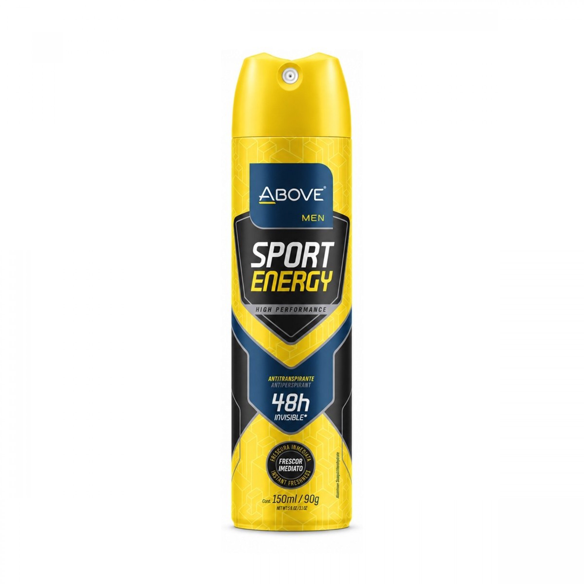 Kit 3 Desodorantes Aerossol Above Men Sport Energy 150ml Kit 3 Desodorantes Aerossol Above Men Sport Energy 150ml