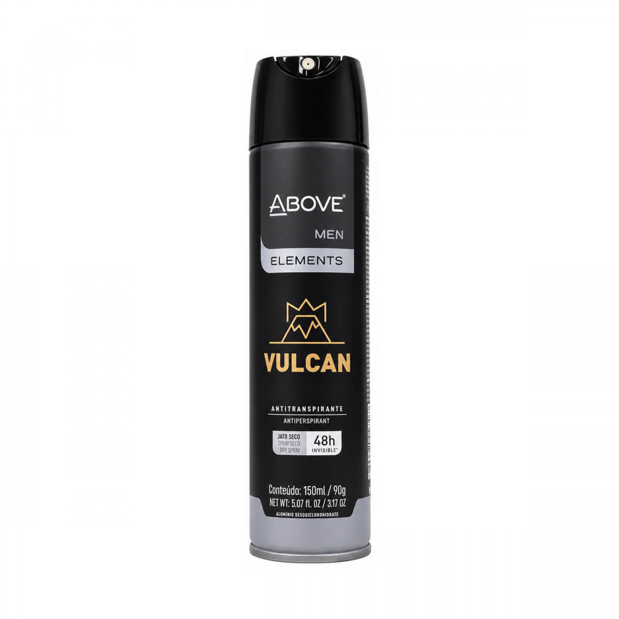 Kit 3 Desodorantes Aerossol Above Men Elements Vulcan 150ml Kit 3 Desodorantes Aerossol Above Men Elements Vulcan 150ml