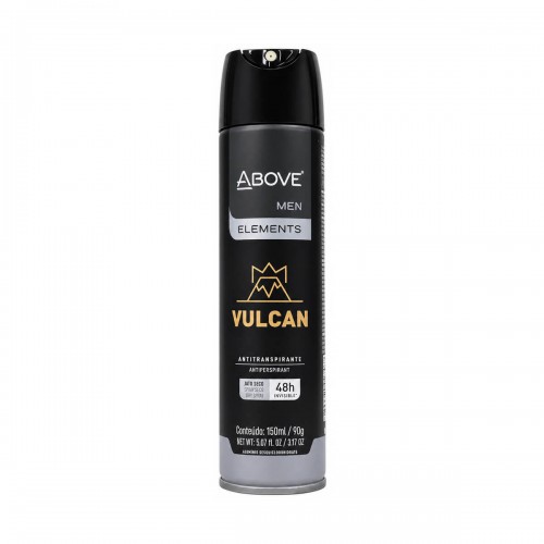 Desodorante Aerossol Above Men Elements Vulcan 150ml Desodorante Aerossol Above Men Elements Vulcan 150ml