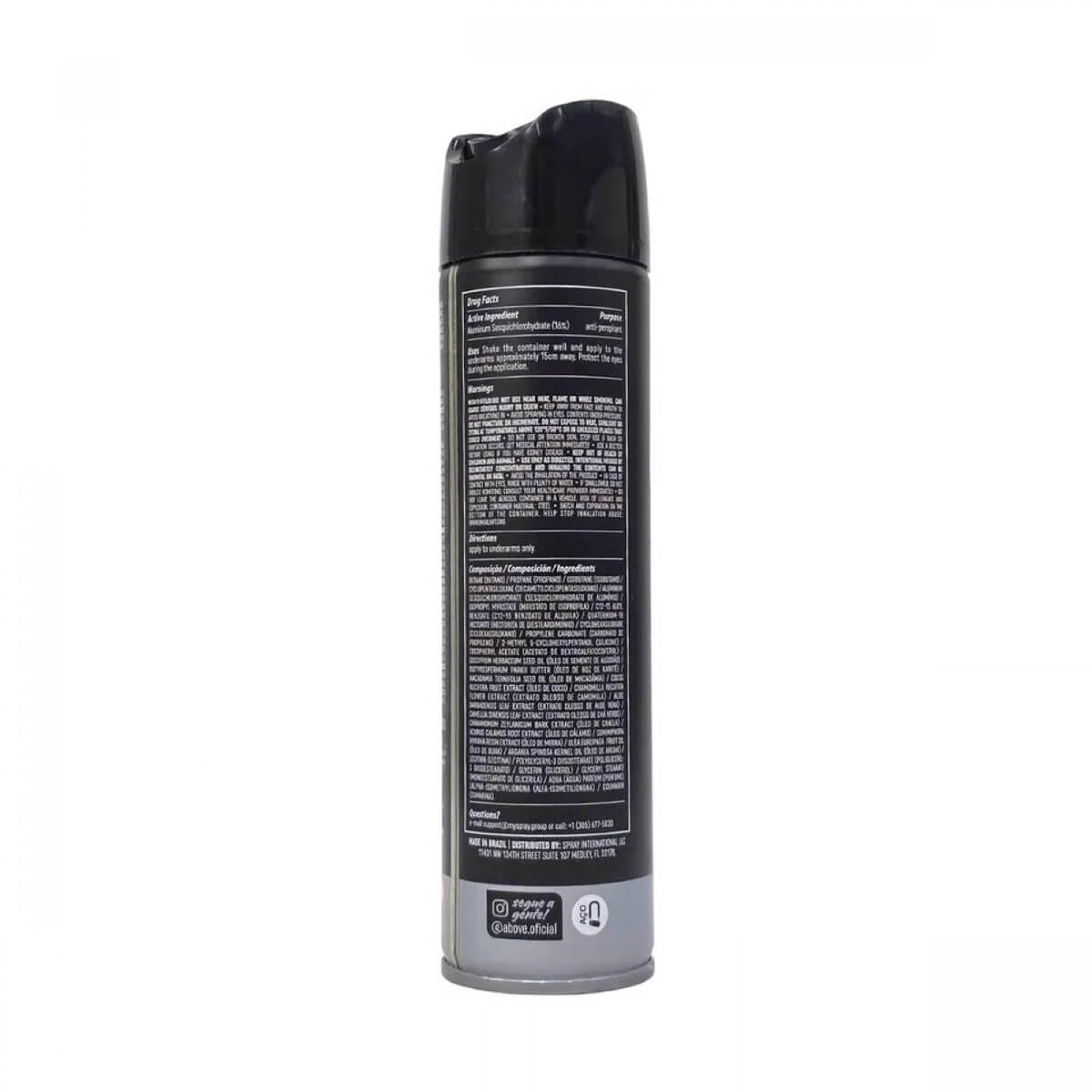 Desodorante Aerossol Above Men Elements Vulcan 150ml Desodorante Aerossol Above Men Elements Vulcan 150ml