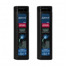 Kit 2 Shampoos para Cabelo Above Men Anticaspa 325ml
