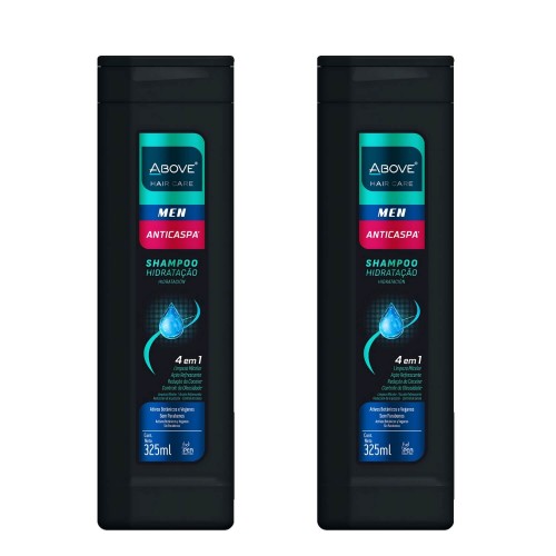 Shampoo Para Cabelo Above Men Anticaspa 325ml - 2 unidades