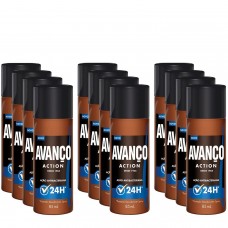 Desodorante Spray Avanço Action 85ml - Kit com 12 unidades