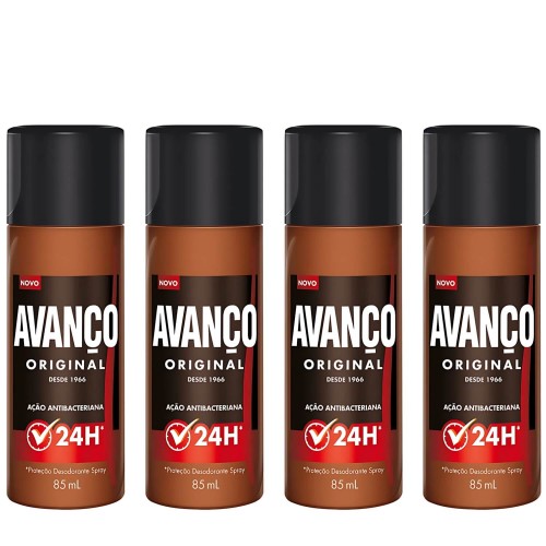Desodorante Spray Avanço Original 85ml - 4 unidades