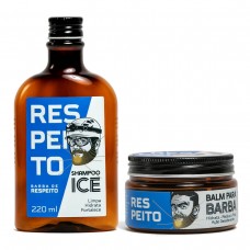 Kit Barba de Respeito Shampoo + Balm para Barba