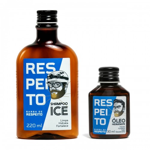 Kit Barba de Respeito Shampoo + Óleo para Barba