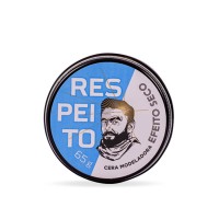 Cera Modeladora para Cabelo Barba de Respeito Premium Efeito Seco 65g