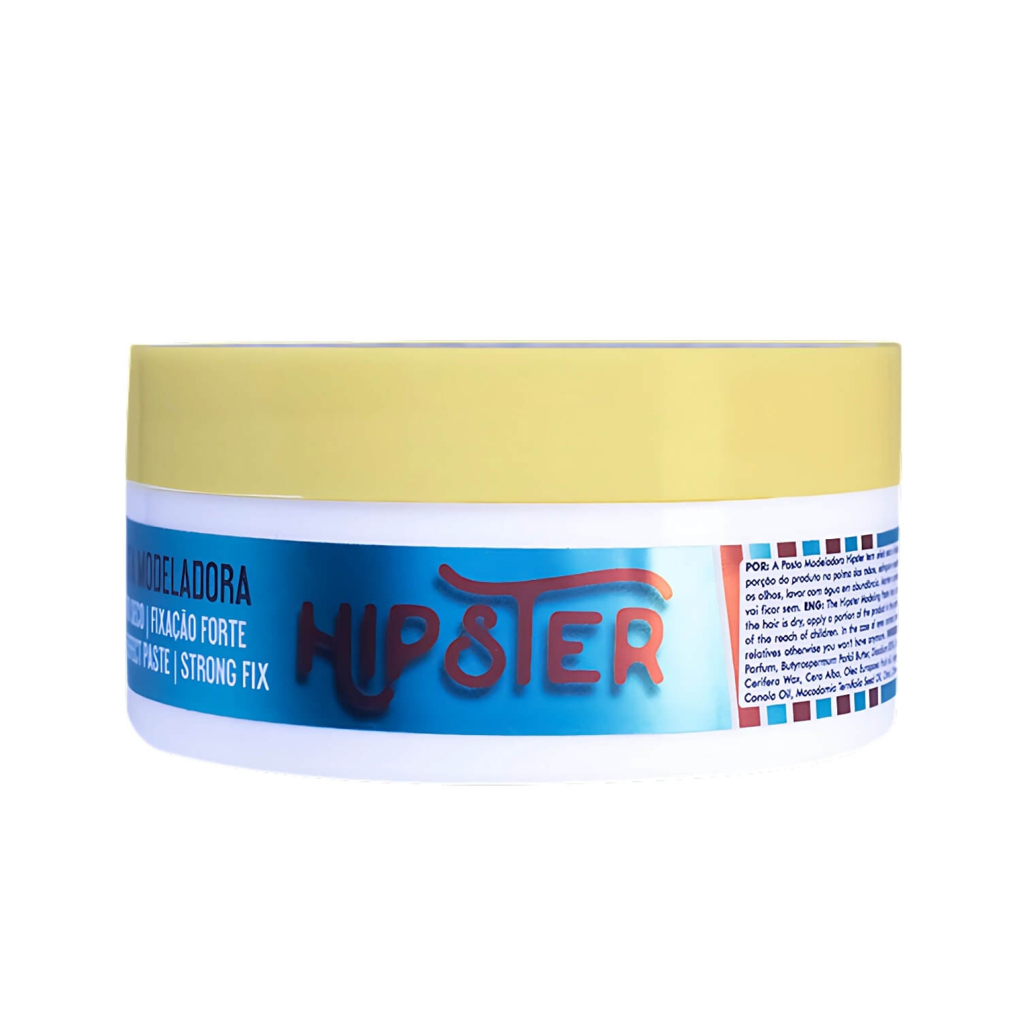 Pasta Modeladora Barba Forte Hipster Matte Fixação Forte 60g Pasta Modeladora Barba Forte Hipster Matte Fixação Forte 60g