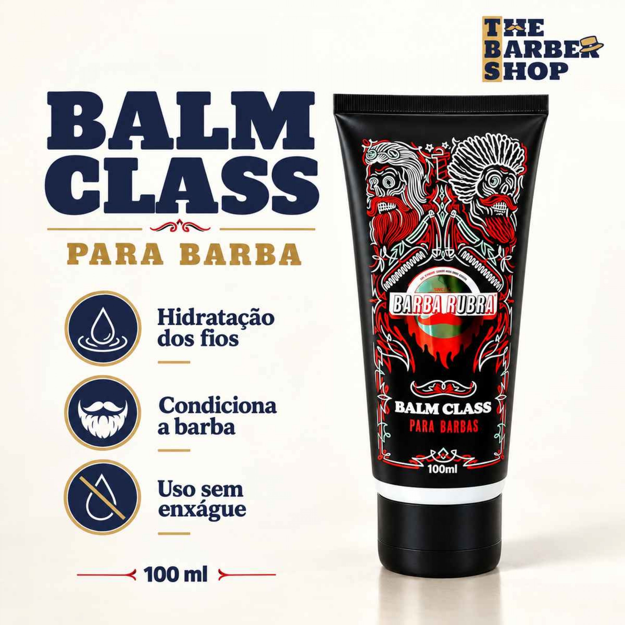 Balm para Barba Class Barba Rubra 100ml Balm para Barba Class Barba Rubra 100ml