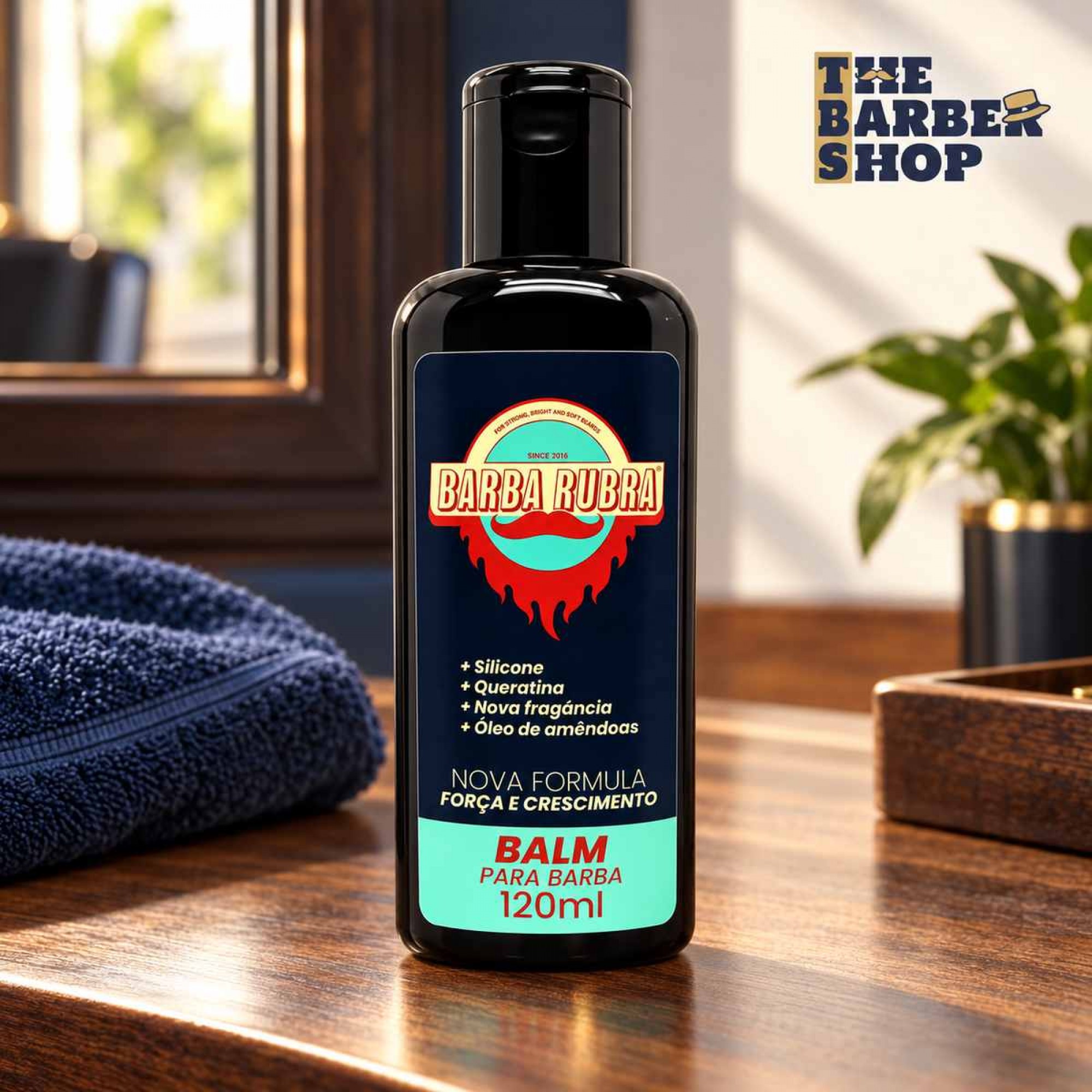 Kit Cuidados Barba Rubra: Shampoo e Balm 120ml Kit Cuidados Barba Rubra: Shampoo e Balm 120ml