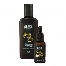Kit  Shampoo + Óleo de Barba Single Ron Black Barts