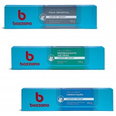 Creme de Barbear Bozzano 65g - Refrescante + Pele Sensível + Hidratação