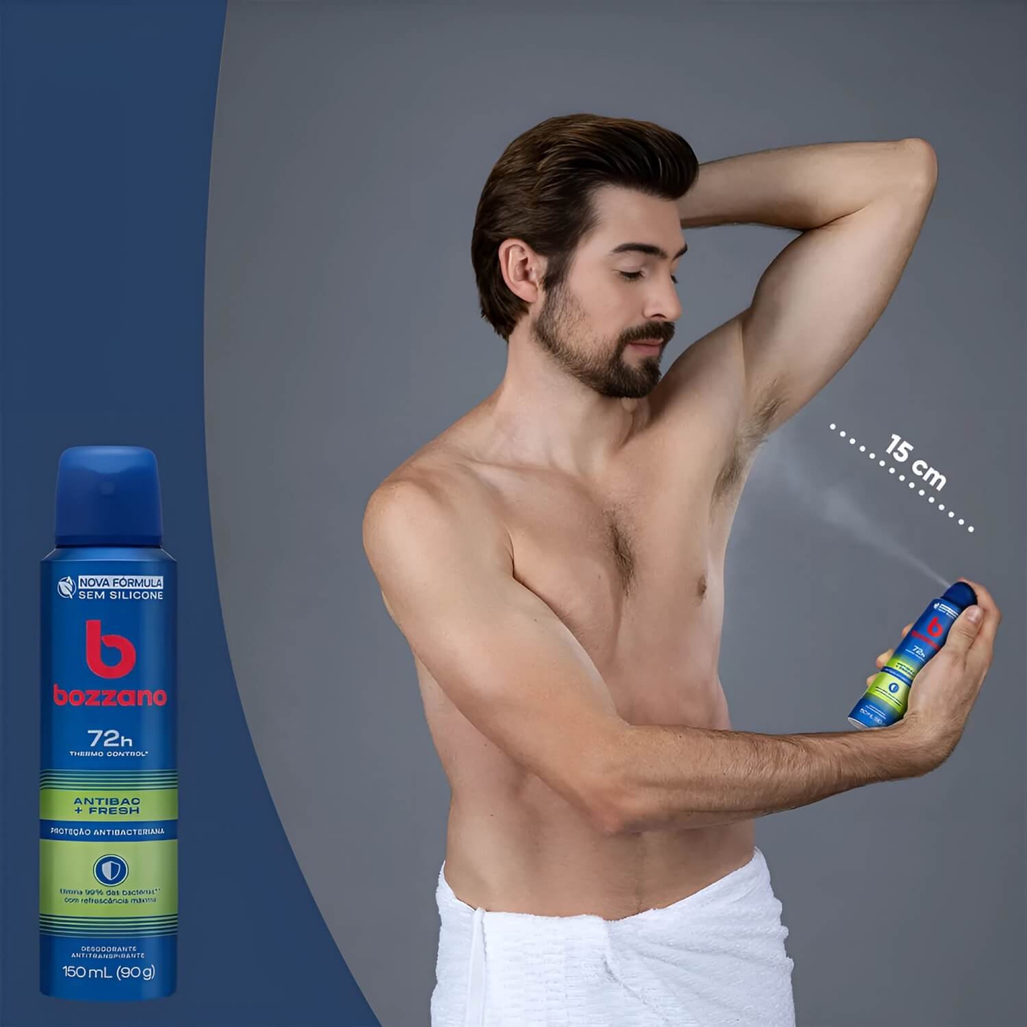 Desodorante Antitranspirante Aerosol Bozzano Antibac Fresh - 2 Un Desodorante Antitranspirante Aerosol Bozzano Antibac Fresh - 2 Un