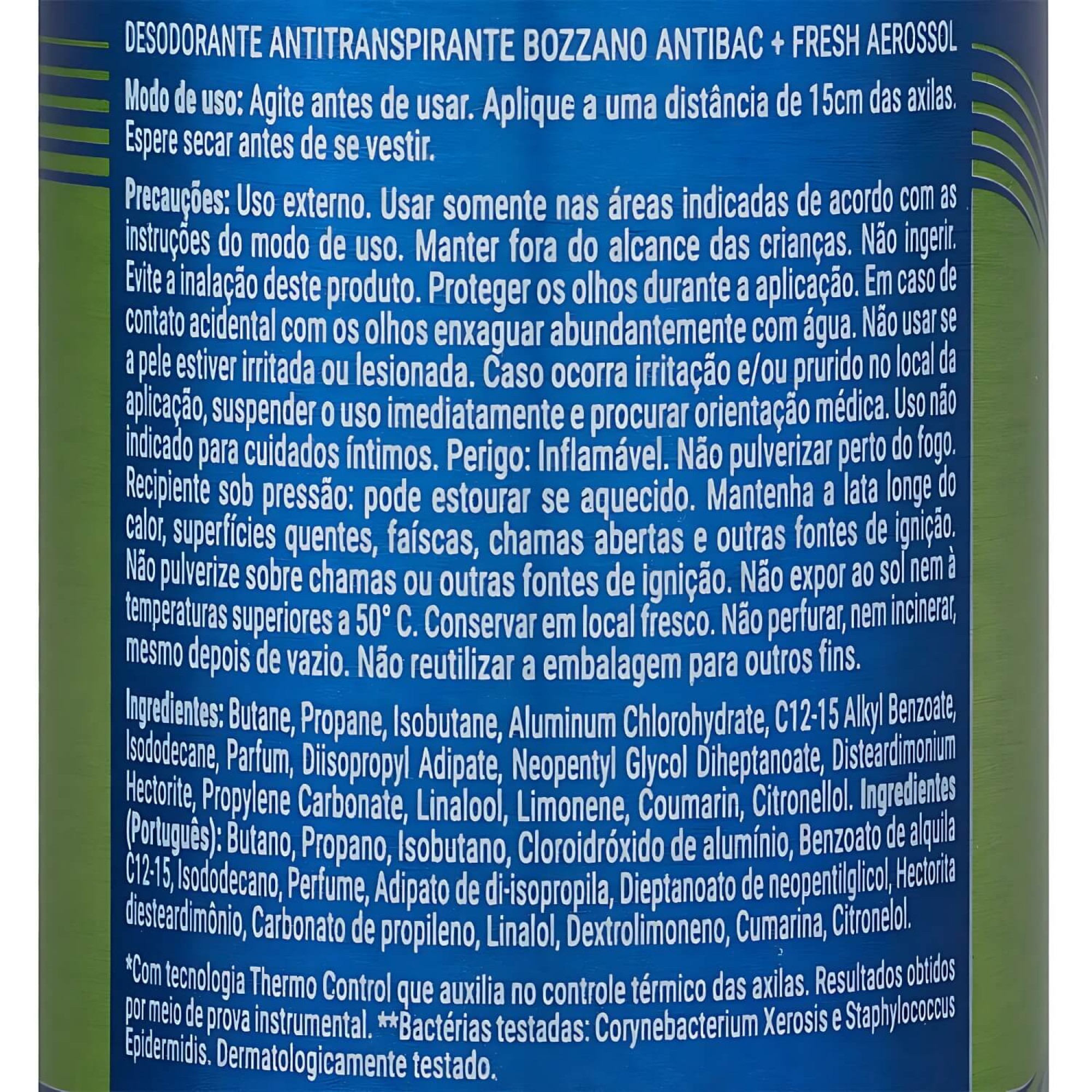 Desodorante Antitranspirante Aerosol Bozzano Antibac Fresh - 2 Un Desodorante Antitranspirante Aerosol Bozzano Antibac Fresh - 2 Un