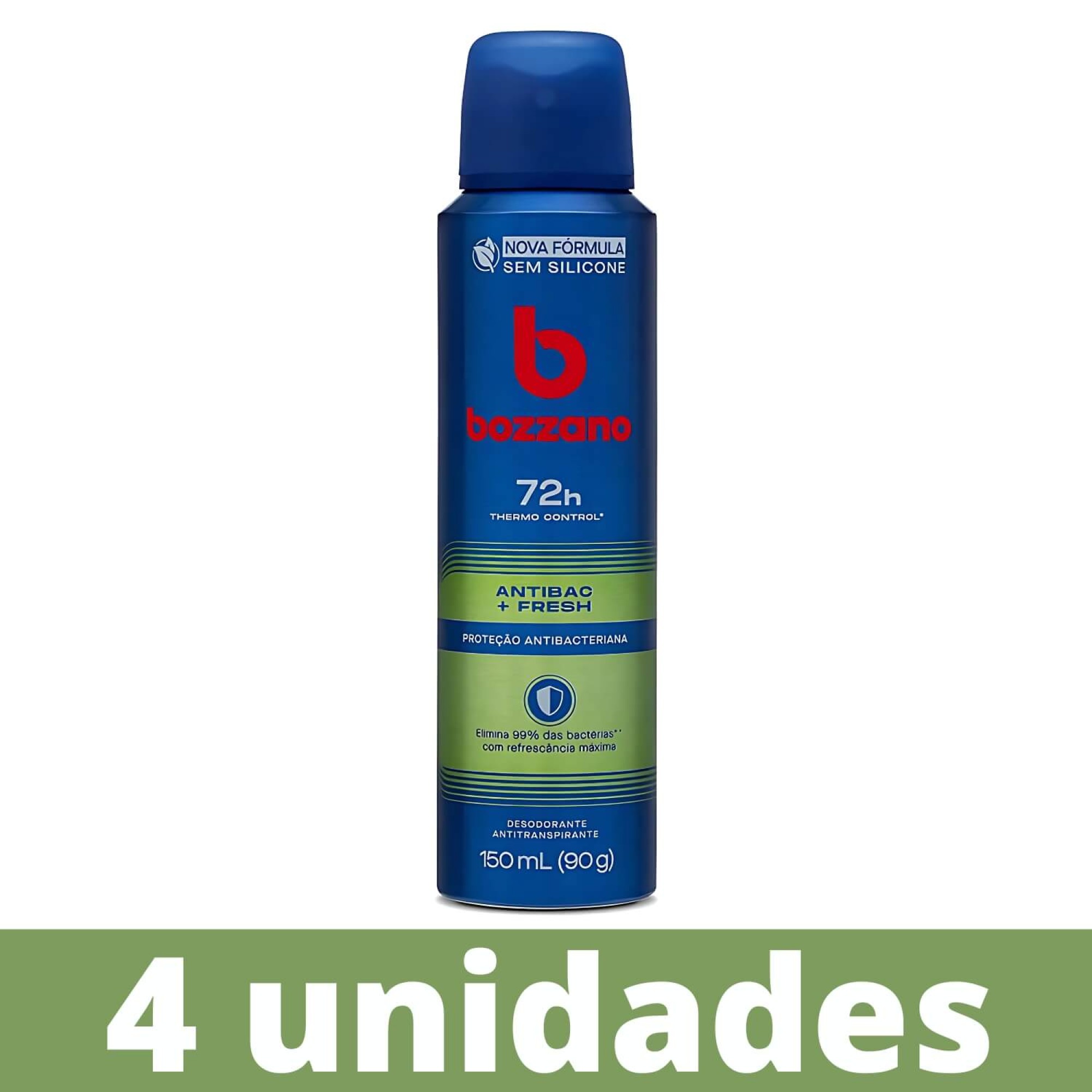 Desodorante Antitranspirante Bozzano Antibac Fresh - 4 Un Desodorante Antitranspirante Bozzano Antibac Fresh - 4 Un