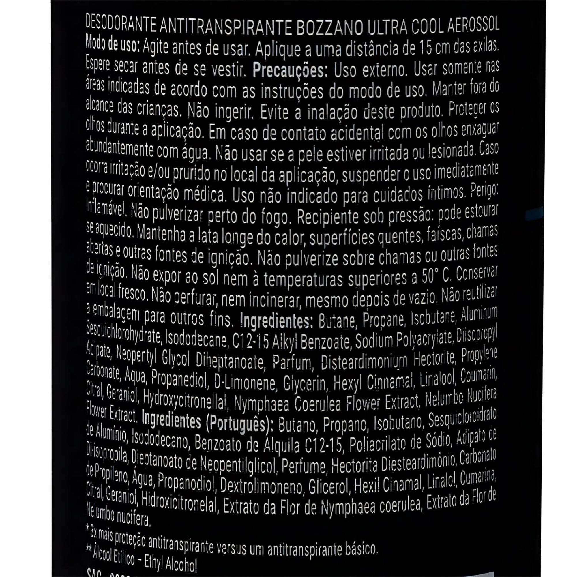 Kit Gel Pós Barba Refrescante + Desodorante Antitranspirante Bozzano Kit Gel Pós Barba Refrescante + Desodorante Antitranspirante Bozzano