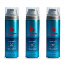 Espuma de Barbear Bozzano Hidratação 200ml 193g - 3 unidades