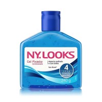 Gel Fixador Para Cabelo NYLooks Fix 4 Azul 240g