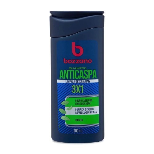 Shampoo Anticaspa 3x1 Bozzano 200ml