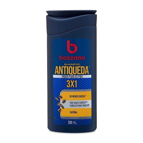 Shampoo Antiqueda 3x1 Bozzano 200ml