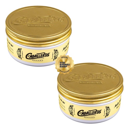 Cera Modeladora de Cabelo Caballeros Matte Cream Fix. Média 2 unidades