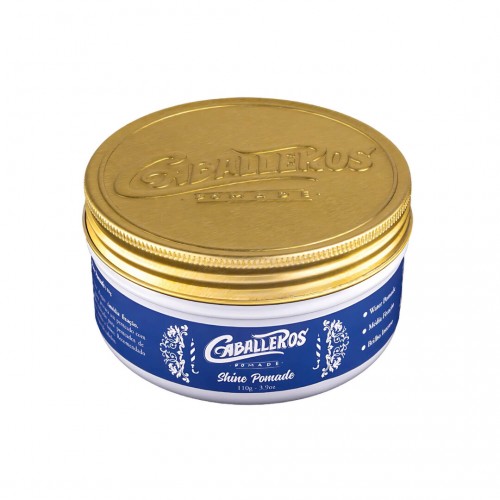 Cera Pomada Modeladora Caballeros - Efeito Brilho Fixação Média