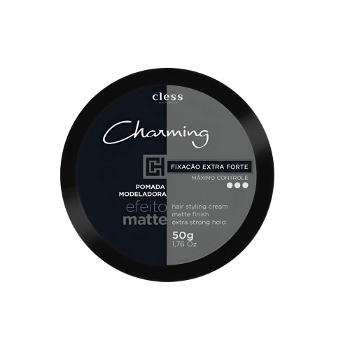 Cera Modeladora Charming Cless Matte Extra Forte 50g