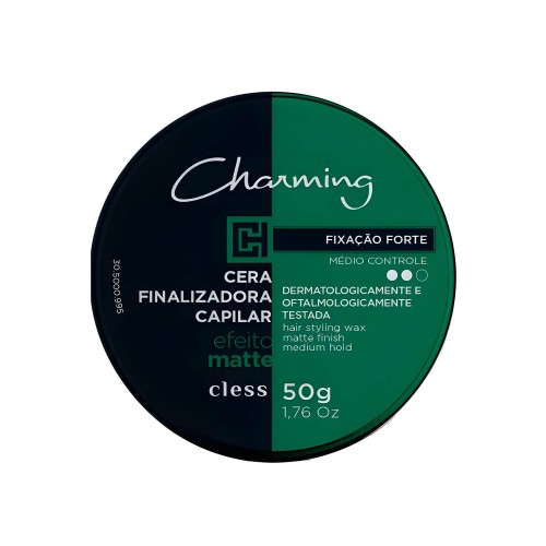Cera Modeladora Charming Cless Matte Fixação Forte 50g