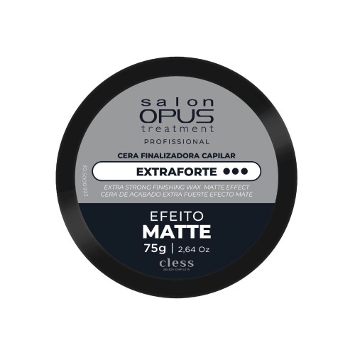 Cera Modeladora Salon Opus Cless Matte Extra Forte 75g