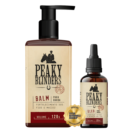 Kit para Barba - Balm + Oleo Don Alcides Peaky Blinders