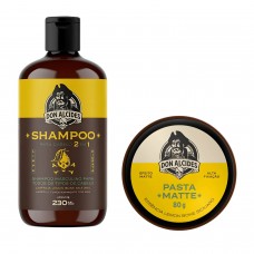 Kit Shampoo 2 em 1 e Pomada Don Alcides Lemon Bone