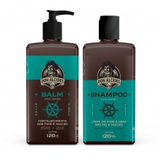 Kit Shampoo + Balm para Barba Don Alcides Calico Jack