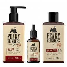 Kit Shampoo Balm e Óleo Don Alcides Peaky Blinders