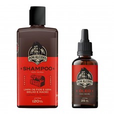 Kit Shampoo e Óleo para Barba Don Alcides Barba Negra Kit Shampoo e Óleo para Barba Don Alcides Barba Negra
