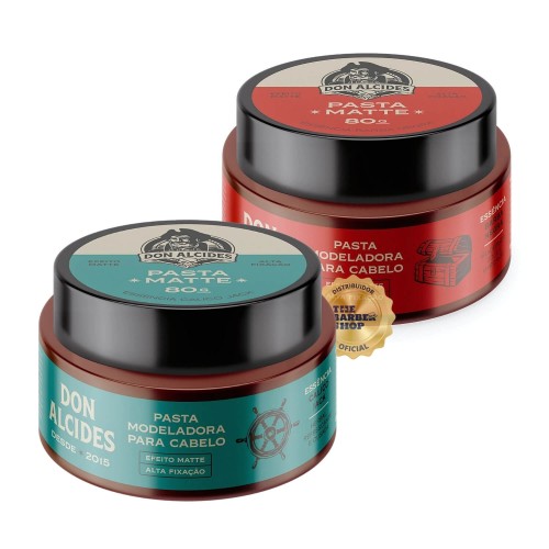 Pomada para Cabelo Don Alcides Matte - Calico Jack E Barba Negra