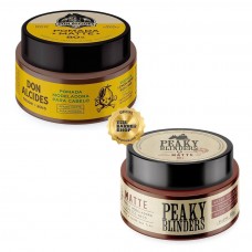 Pomada para Cabelo Don Alcides Matte - Lemon Bone E Peaky Blinders