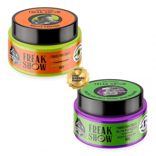 Pomada para Cabelo Don Alcides Freak Show - Efeito Matte E Brilho Alta Fixação