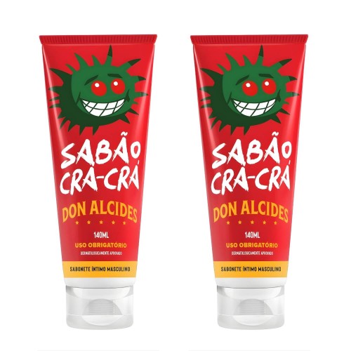 Sabonete Íntimo Masculino Sabão CRÁ-CRÁ Mamonas Assassinas Don Alcides - 2 un