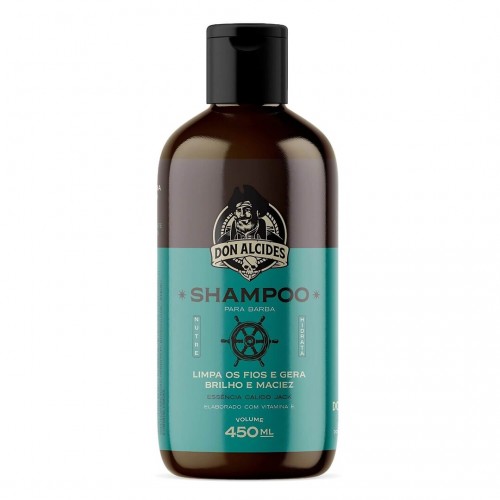Shampoo Para Barba Don Alcides Calico Jack 450ml