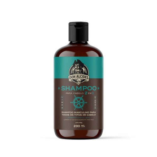 Shampoo para Cabelo 2 em 1 Don Alcides Calico Jack 230ml