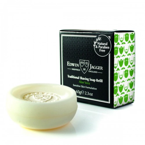 Sabão De Barbear Edwin Jagger Refil 65g - Aloe Vera Sabão De Barbear Edwin Jagger Refil 65g - Aloe Vera