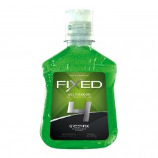 Gel Fixador Para Cabelo Fixed N.4 Green Fix Verde 250g - Fixação Média