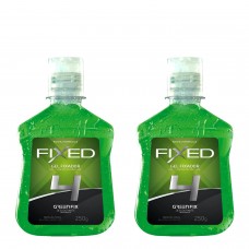 Gel Fixador Para Cabelo Fixed N.4 Green Fix Verde 250g - Fixação Média - 2un
