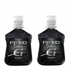 Gel Fixador Para Cabelo Fixed N.6 Dark Fix 250g - Fixação Média - 2 un