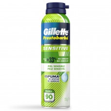 Espuma de Barbear Gillette Prestobarba Sensitive 150g