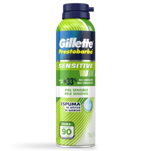 Espuma de Barbear Gillette Prestobarba Sensitive 150g
