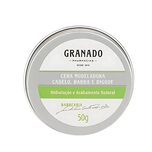 Cera Modeladora para Cabelo, Barba e Bigode Granado 50g