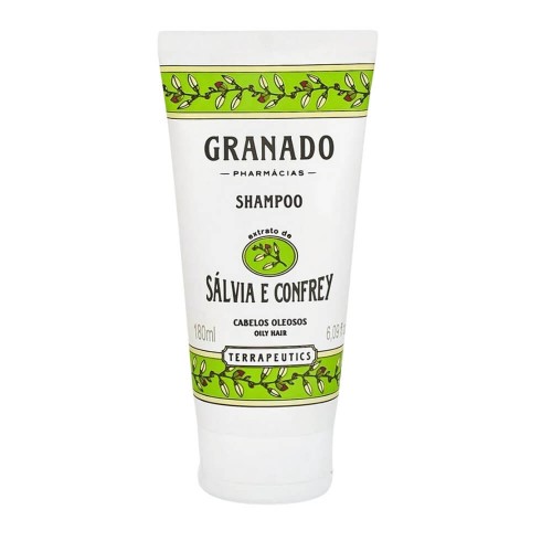 Shampoo Granado Terrapeutics Sálvia e Confrey 180ml - Cabelos Oleosos