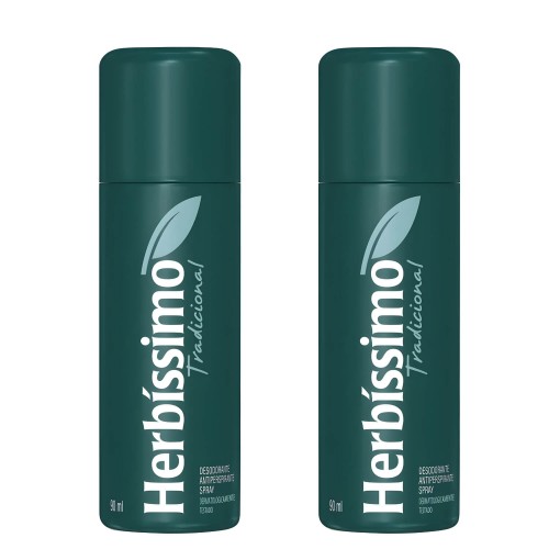 Desodorante Antitranspirante Herbíssimo Tradicional 90ml 2un